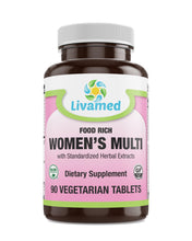 Load image into Gallery viewer, Livamed - Food Rich Women&#39;s Multi Veg Tabs - Livamed Vitamins
