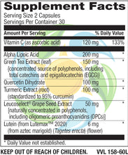Load image into Gallery viewer, Advanced Antioxidant Complex Veg Caps 60 Count