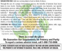 Load image into Gallery viewer, Fermented Organic Turmeric Booster Powder with Black Pepper 1.6 oz Count
