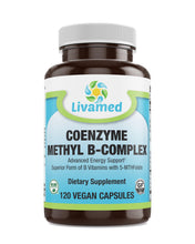 Load image into Gallery viewer, Livamed - Coenzyme Methyl B-Complex 120 Count - Livamed Vitamins