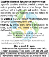 Load image into Gallery viewer, Vitamin E 1,000 IU Plus Mixed Tocopherols Softgels 90 Count