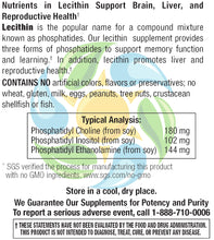 Load image into Gallery viewer, Lecithin 1,200 mg Softgels 200 Count