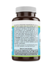Load image into Gallery viewer, Livamed - Resveratrol 150 mg Veg Caps   60 Count - Livamed Vitamins