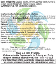 Load image into Gallery viewer, Brain Support Softgels with Omega-3 Fish Oil 60 Count