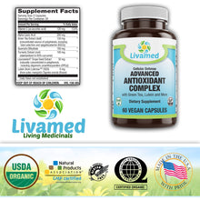 Load image into Gallery viewer, Advanced Antioxidant Complex Veg Caps 60 Count
