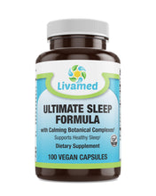 Load image into Gallery viewer, Livamed - Ultimate Sleep Formula Veg Caps 100 Count - Livamed Vitamins