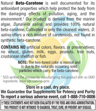 Load image into Gallery viewer, Natural Beta Carotene 25,000 IU Softgels 100 Count