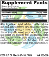 Load image into Gallery viewer, Methyl B12 5,000mcg Lozenge  60 Count
