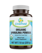 Load image into Gallery viewer, Livamed - Organic Spirulina Powder 7.9 oz Count - Livamed Vitamins