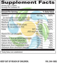 Load image into Gallery viewer, HI Potency B-Stress Veg Tabs 180 Count