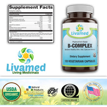 Load image into Gallery viewer, Phytonutrient Based B-Complex Veg Caps  120 Count