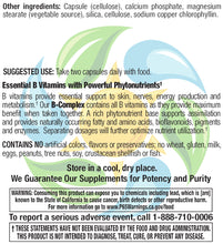 Load image into Gallery viewer, Phytonutrient Based B-Complex Veg Caps  120 Count