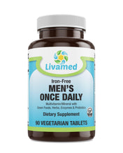 Load image into Gallery viewer, Livamed - Men's Once Daily Veg Tabs 90 Count - Livamed Vitamins