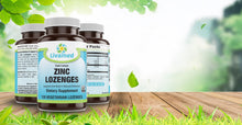 Load image into Gallery viewer, Livamed - Zinc Lozenges Veg - Cool Lemon Flavor 120 Count XXX - Livamed Vitamins