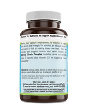 Load image into Gallery viewer, Livamed - Cal-Mag Citrate Complex with Vitamin D3 Veg Tabs 250 Count - Livamed Vitamins