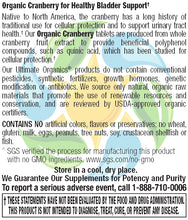 Load image into Gallery viewer, Organic Cranberry 500 mg Veg Tabs  30 Count