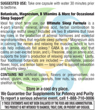 Load image into Gallery viewer, Ultimate Sleep Formula Veg Caps 100 Count