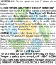 Load image into Gallery viewer, Sleep Support with Melatonin Veg Caps 50 Count