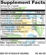 Load image into Gallery viewer, Sleep Support with Melatonin Veg Caps 50 Count