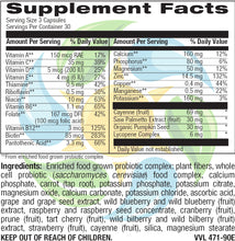 Load image into Gallery viewer, Men's Multi Veg Caps - Whole Food Essentials   90 Count