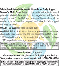 Load image into Gallery viewer, Women's Multi Veg Caps - Whole Food Essentials 90 Count