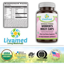 Load image into Gallery viewer, Women's Multi Veg Caps - Whole Food Essentials 90 Count
