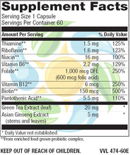 Load image into Gallery viewer, B-Complex Veg Caps - Whole Food Essentials   60 Count