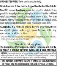 Load image into Gallery viewer, Iron Veg Caps - Whole Food Essentials 60 Count