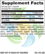Load image into Gallery viewer, Iron Veg Caps - Whole Food Essentials 60 Count