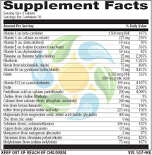 Load image into Gallery viewer, Food Rich Women's 45+ Multi Veg Tabs