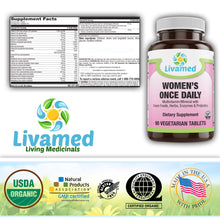 Load image into Gallery viewer, Women's Once Daily Veg Tabs 90 Count