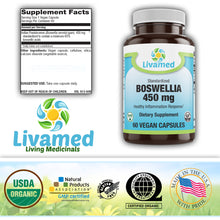 Load image into Gallery viewer, Boswellia 450mg 60 Count