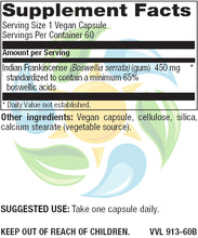 Load image into Gallery viewer, Boswellia 450mg 60 Count