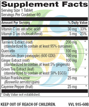 Load image into Gallery viewer, Inflatrol® Veg Tabs 60 Count