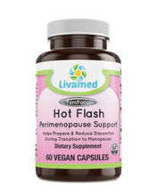 Load image into Gallery viewer, Livamed - Hot Flash Perimenopause Support Veg Caps 60 Count - Livamed Vitamins