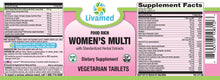 Load image into Gallery viewer, Food Rich Women's 45+ Multi Veg Tabs