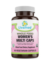 Load image into Gallery viewer, Livamed - Women's Multi Veg Caps - Whole Food Essentials 90 Count - Livamed Vitamins