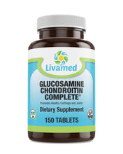 Load image into Gallery viewer, Livamed - Glucosamine Chondroitin Complete® Tabs 150 Count - Livamed Vitamins
