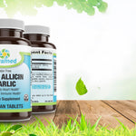Livamed - High Allicin Garlic 500 mg Odor Free Veg Tabs 60 Count - Livamed Vitamins