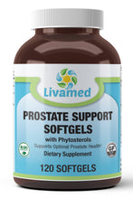 Load image into Gallery viewer, Livamed - Prostate Support Softgels with Phytosterols 120 Count - Livamed Vitamins
