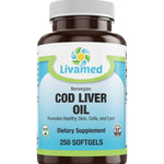 Livamed - Cod Liver Oil Softgels 250 Count - Livamed Vitamins