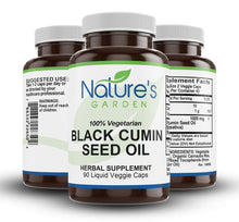 Load image into Gallery viewer, Black Cumin Seed Oil Liquid Capsules 90 VegCap
