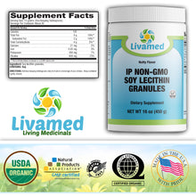 Load image into Gallery viewer, IP Non-GMO Soy Lecithin Granules 16 oz Count
