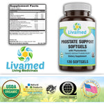Prostate Support Softgels with Phytosterols 120 Count