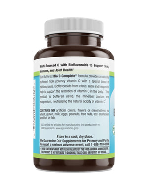Livamed - Bio C Complete® with Bioflavonoids Buffered Caps 100 Count - Livamed Vitamins