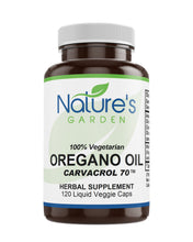 Load image into Gallery viewer, Oregano Oil - 120 Liquid Veggie Caps with 510mg Mediterranean Oil of Oregano
