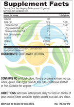 Load image into Gallery viewer, Sunflower Lecithin Powder (New PCR Tub) 16 oz Count
