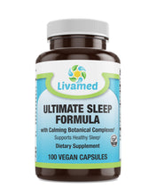 Load image into Gallery viewer, Livamed - Ultimate Sleep Formula Veg Caps 100 Count - Livamed Vitamins
