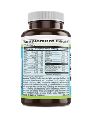 Livamed - Men's Multi Veg Caps - Whole Food Essentials   90 Count - Livamed Vitamins