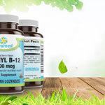 Livamed - Methyl B12 1,000 mcg Veg Lozenge - Natural Berry Flavor 100 Count - Livamed Vitamins